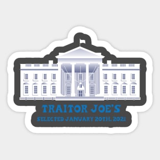 Sleepy Traitor Joe Sticker